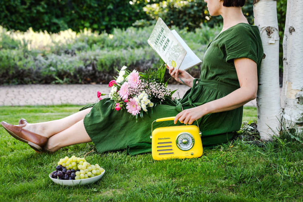 Radio VINTAGE CUISINE Chrom Kremowy ładowanie wygoda komfort USB-A/USB-C