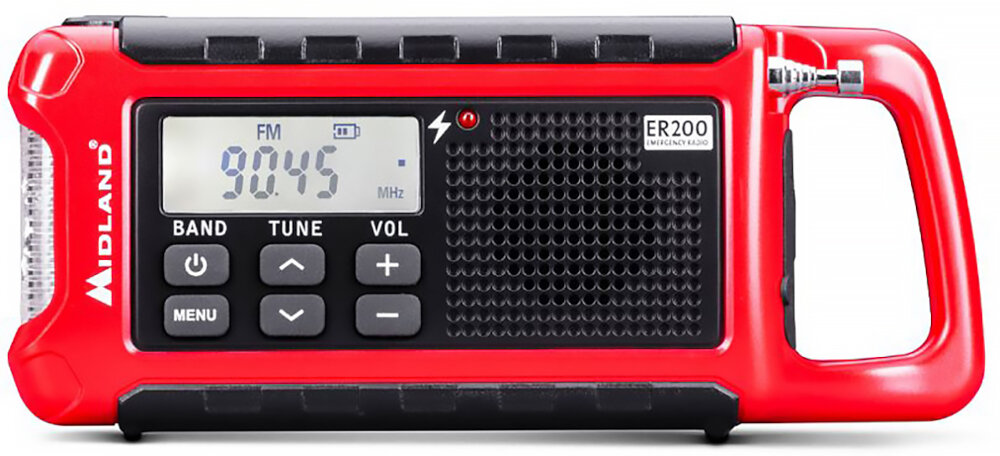 Radio MIDLAND ER200 - wbudowany panel słoneczny