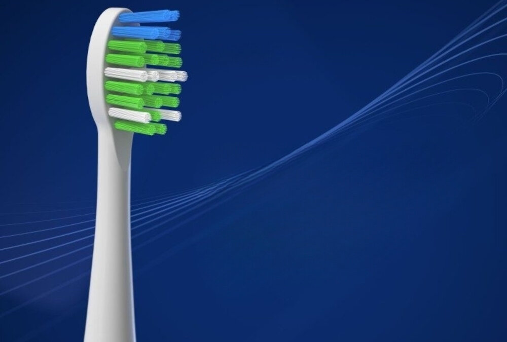 Oryginalna końcówka do szczoteczki sonicznej WATERPIK STW-03  Biała (3 szt.) (Normalna miękkość włosia) wygląd design prezentacja wizualizacja Świeżość jamy ustnej