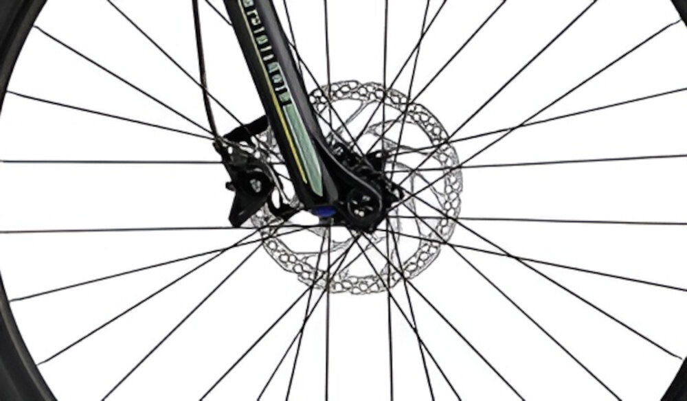 Rower górski MTB MERIDA Big Nine SLX Edition HP3 U17 29 cali Grafitowo-zielony podstawa bezpieczenstwa kazdego rowerzysty hamulce tarczowe hydrauliczne marka SHIMANO duza sila hamowania jazda w kazdych warunkach pogodowych na kazdej trasie plyn hamulcowy odblaski lepiej widoczny na drodze bezpieczniejszy