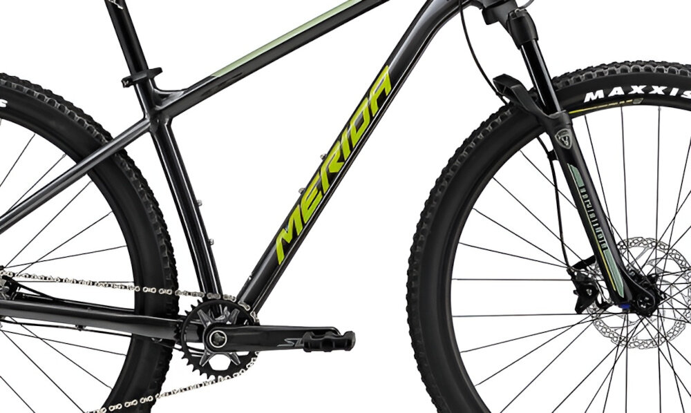 Rower górski MTB MERIDA Big Nine SLX Edition HP3 U18.5 29 cali Grafitowo-zielony komfort jazdy odpowiednia kontrola nad rowerem rama 18,5-calowa aluminiowa odporna na korozje rower jest lekki zwinny latwo go podniesc wybor rozmiaru ramy Twoj wzrost mierzony w zrelaksowanej pozycji typ roweru dla osob o wzroscie od 171 do 176 cm