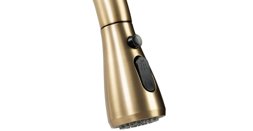 Bateria REA Nest B6600 wylewka widok od dołu zbliżenie Perlator Napowietrzacz miękki równomierny strumień