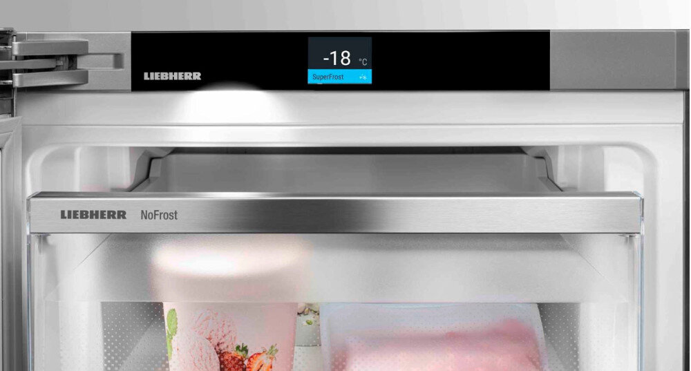 ZAMRAŻARKA LIEBHERR FNB 505I NOFROST I BLUROX Oświetlenie LED widoczność światło jasne równomierne oświetlenie