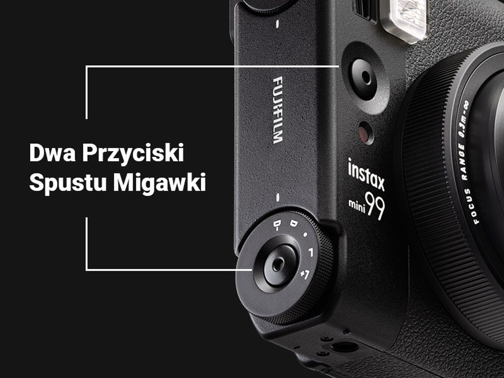 Aparat FUJIFILM Instax Mini 99 przyciski