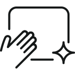 Ikonka łatwości czyszczenia