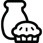 Ikonka programu do ciasta i jogurtów