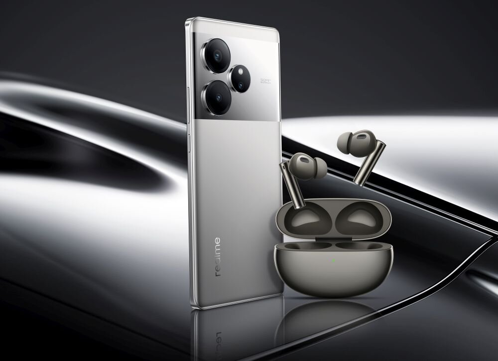 Słuchawki dokanałowe REALME Buds Air 6 Pro ANC Wodoodporne muzyka rozmowy audio oczekiwania