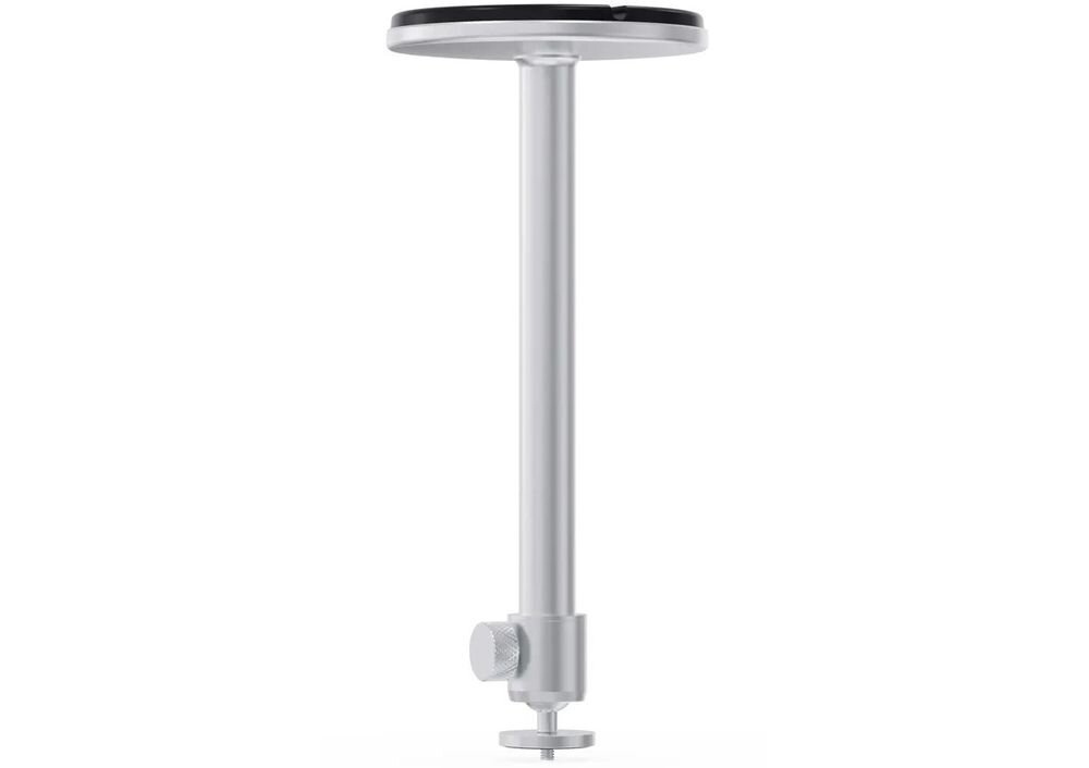 Uchwyt sufitowy WANBO WBCA01 montaż projektora sufitowy uniwersalny srebrny 5 kg stabilna konstrukcja, uchwyt sufitowy na białym tle