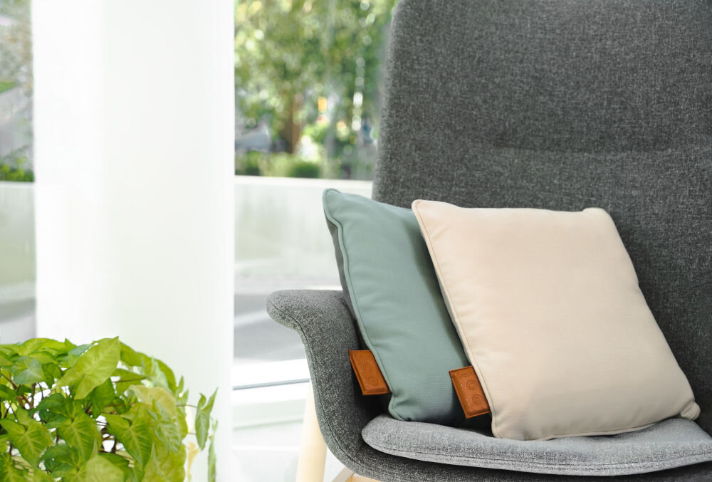 Poduszka masująca BEURER MG 139 Miętowy kompaktowa łatwa do przenoszenia elegancki stylowy design wpasowuje się w kazde wnętrze
