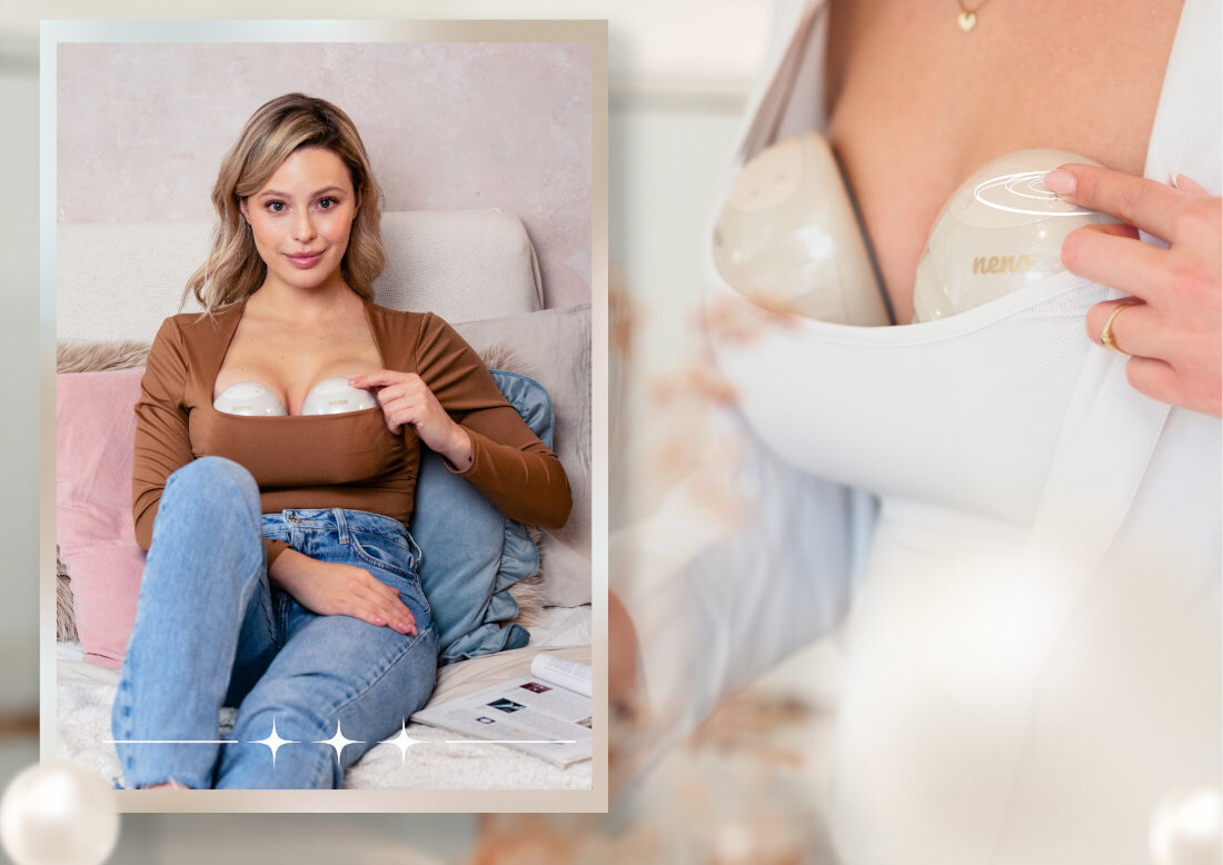 Laktator NENO Perla Twin Panel dotykowy użytkowanie regulacja