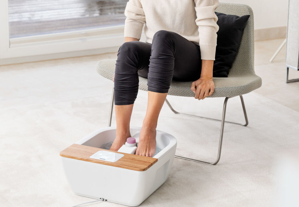 Masażer do stóp BEURER FB 65 chwila wytchnienia wodny masaż relaks odświeżenie funkcja masażu wibracyjnego i bąbelkowego wyjątkowe doznania wellness
