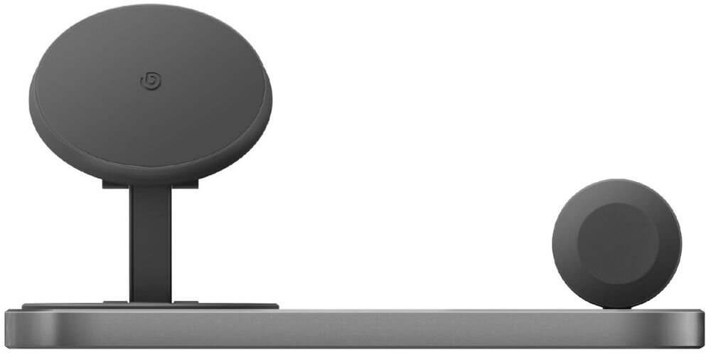 Ładowarka indukcyjna ENERGEA Bazic GoMag Station 15W Czarny MagSafe
                ładowarka indukcyjna na białym tle ładowanie bezprzewodowe do 15W funkcja magsafe