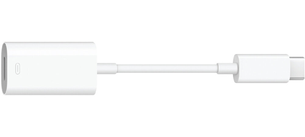 Adapter USB Typ C - Lightning ENERGEA Bazic GoCharge
                adapter na białym tle system carplay