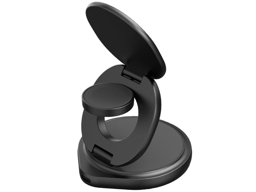 Ładowarka indukcyjna ENERGEA Bazic GoMag Gyre 15W Szary MagSafe
                ładowarka na białym tle aluminiowa konstrukcja obrotowa podstawa 360 dowolny kąt