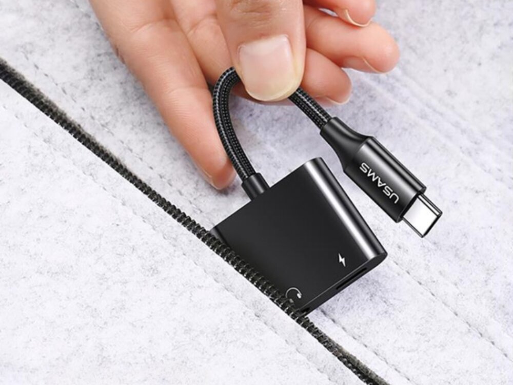 Adapter USAMS US-SJ598
adapter w dłoni wykonanie aluminium pleciony przewód odporność przetwornik dac czysty dźwięk kompaktowe wymiary niska waga