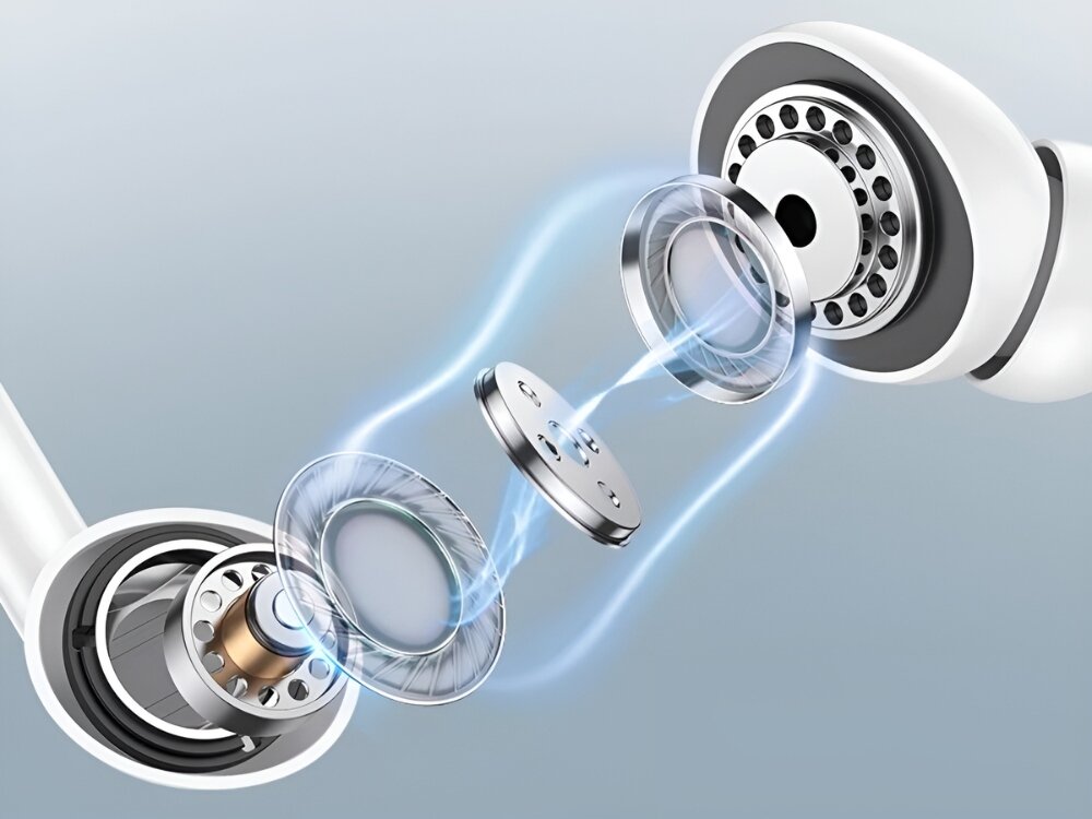 Słuchawki dokanałowe USAMS EP-41 Max pilot z mikrofonem sterowanie połączenia ergonomiczna konstrukcja