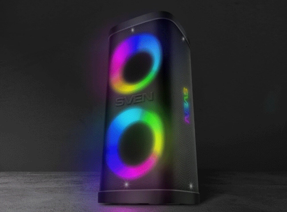Power audio SVEN PS-950 - Świetlny efekt RGB