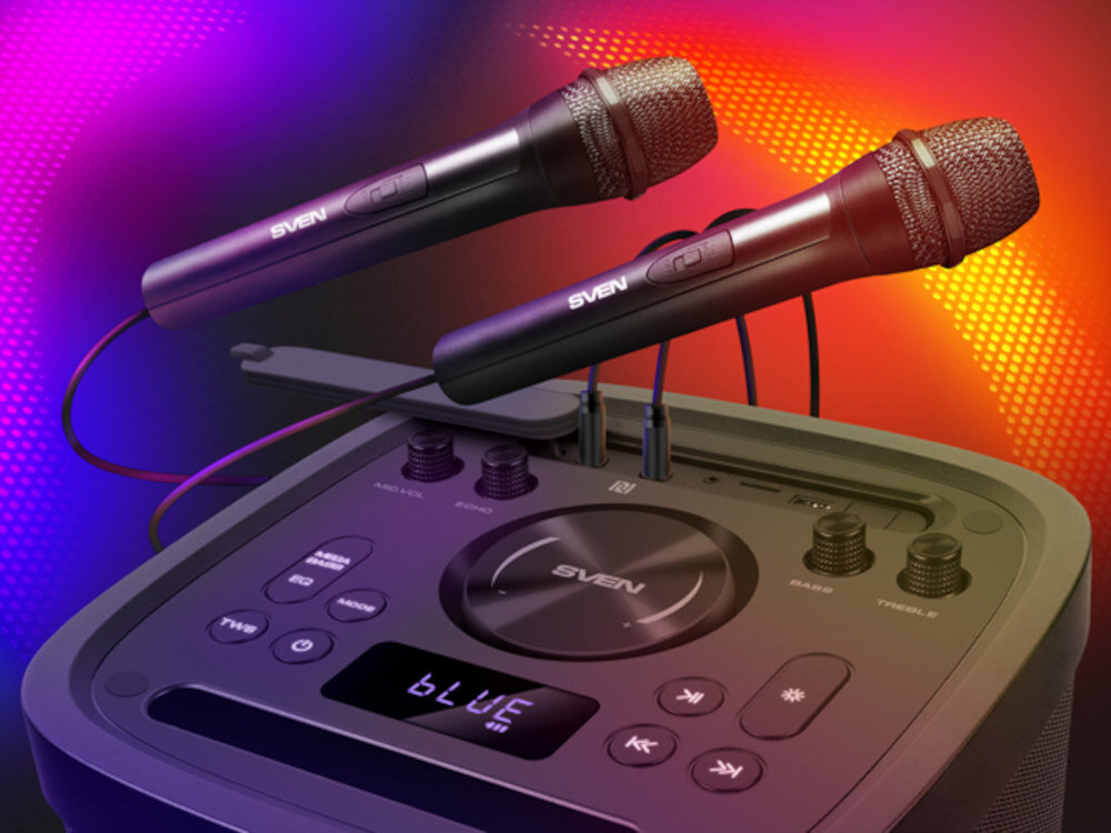 Power audio SVEN PS-950 - Karaoke dla dwóch osób