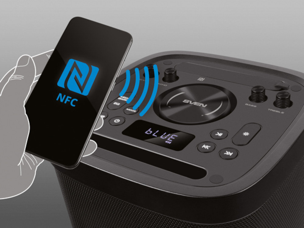 Power audio SVEN PS-950 - NFC – szybkie parowanie