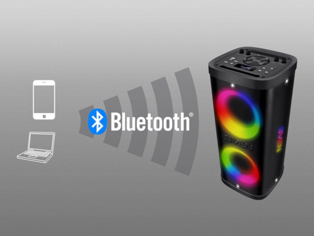 Power audio SVEN PS-930 - Bezprzewodowa łączność