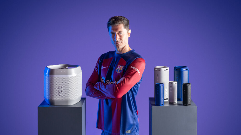 Głośnik mobilny AOC O1 FC Barcelona - moc 45 W