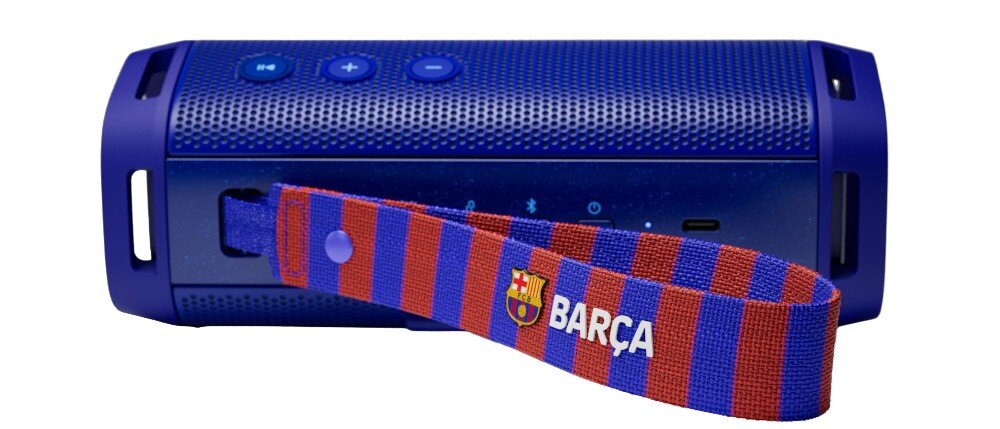 Głośnik mobilny AOC O1 FC Barcelona - wbudowany mikrofon i zestaw głośnomówiący