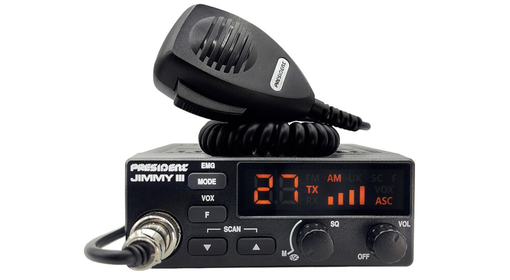 Radio CB PRESIDENT Jimmy III - CB z blokadą szumów
