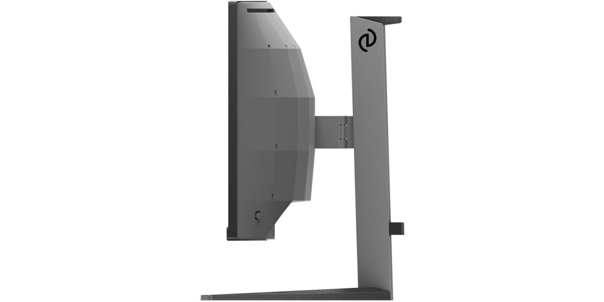 Monitor PHILIPS Evnia 34M2C6500/00 na białym tle - widok obudowy z boku.