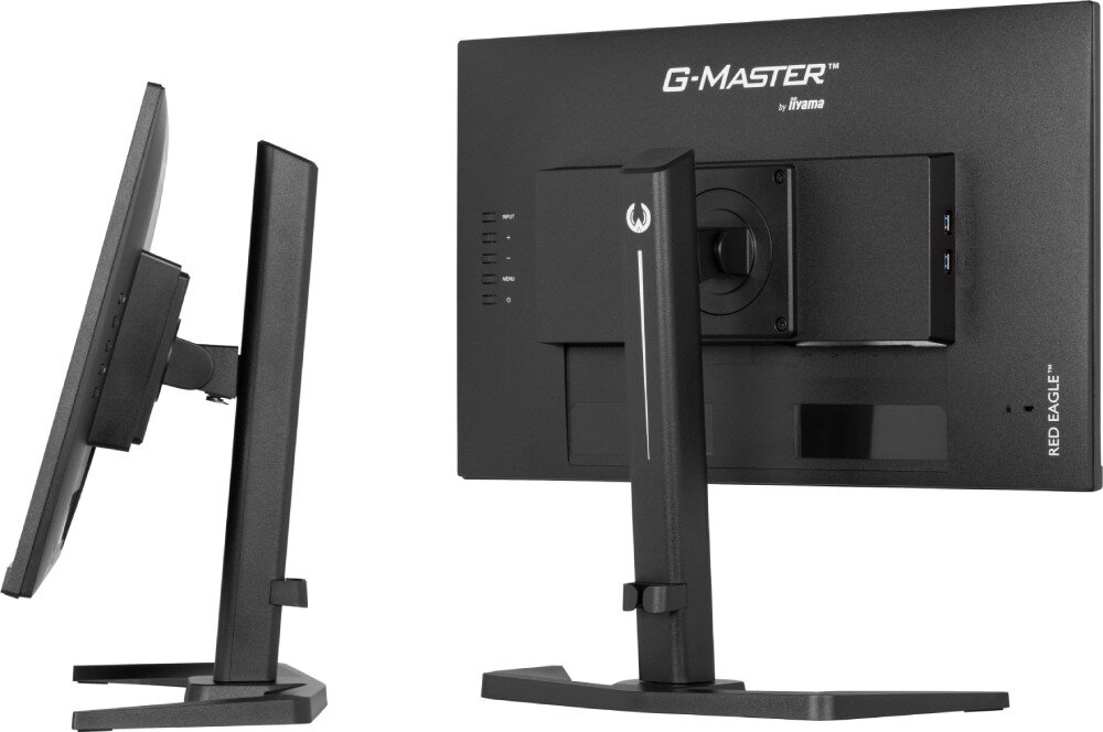 Monitor IIYAMA G-Master GB2470HSU-B6 23.8 1920x1080px IPS 180Hz 0.2 ms [MPRT] podstawa ergonomia wysokość obrót nachylenie pivot