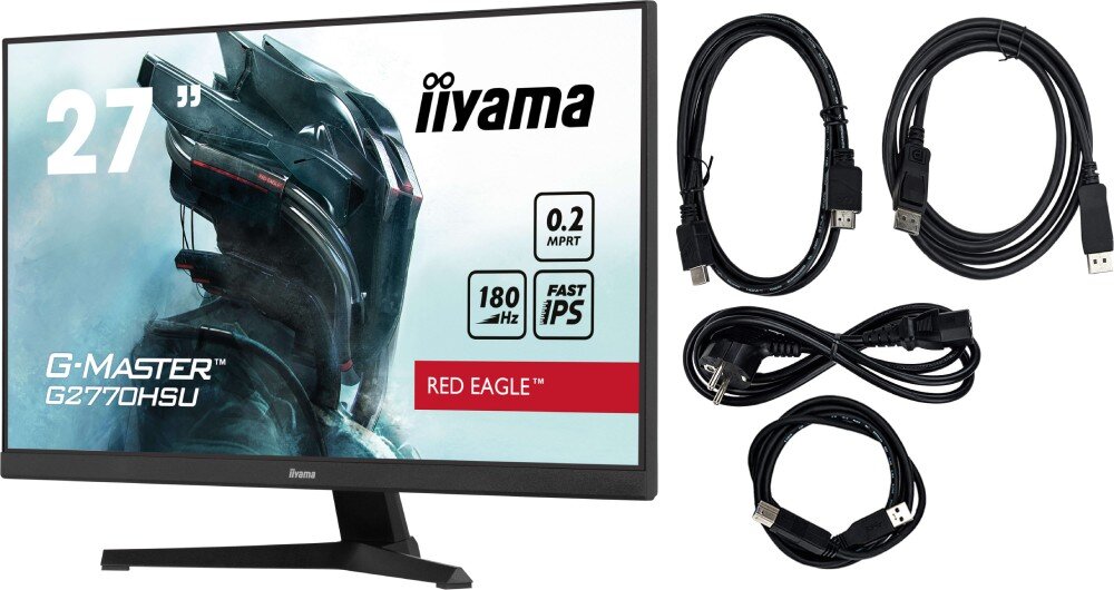 Monitor IIYAMA G-Master G2770HSU-B6 27 1920x1080px IPS 180Hz 0.2 ms [MPRT] 