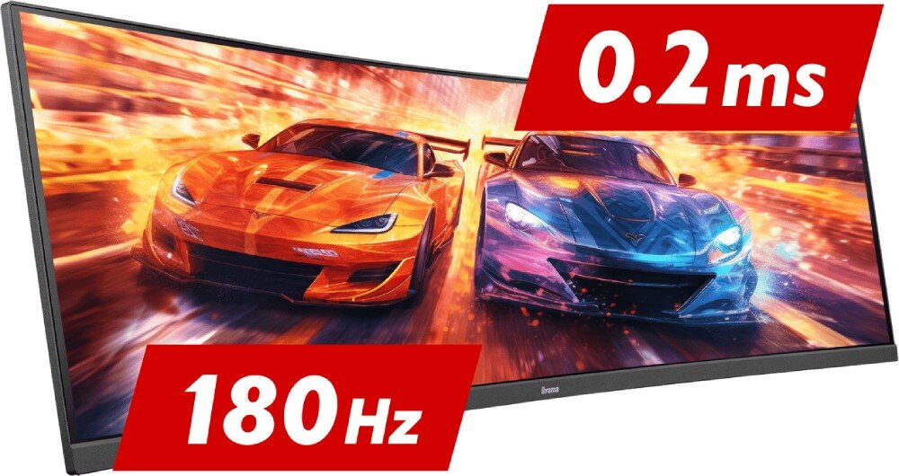 Monitor IIYAMA G-Master GB2770HSU-B6 27 1920x1080px IPS 180Hz 0.2 ms [MPRT] płynność odświeżanie matryca czas reakcji