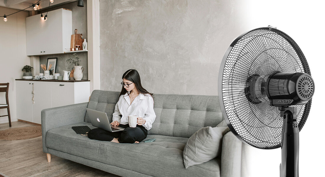 Wentylator ETA Naos 2607 90000 Niskie zużycie energii moc wysoki przepływ powietrza efektywne chłodzenie Zabezpieczenie przed przegrzaniem długość kabla zasilającego 1,5 m Poziom głośności