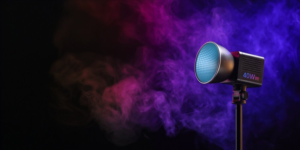 Lampa Ulanzi 40W na statywie