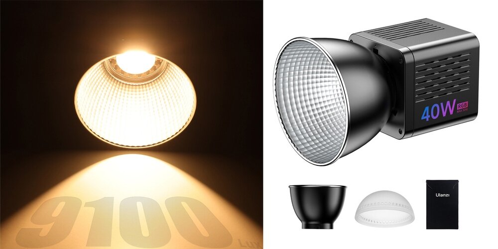 Lampa Ulanzi 40W baner '9100lux'
