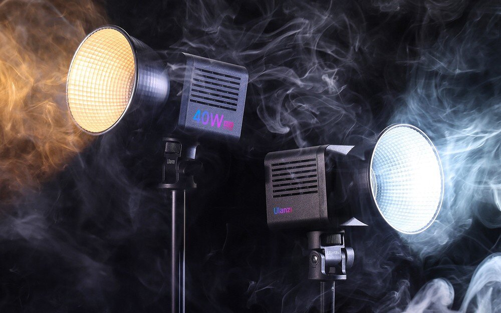 Lampa Ulanzi 40W ciepłe oraz zimne światło