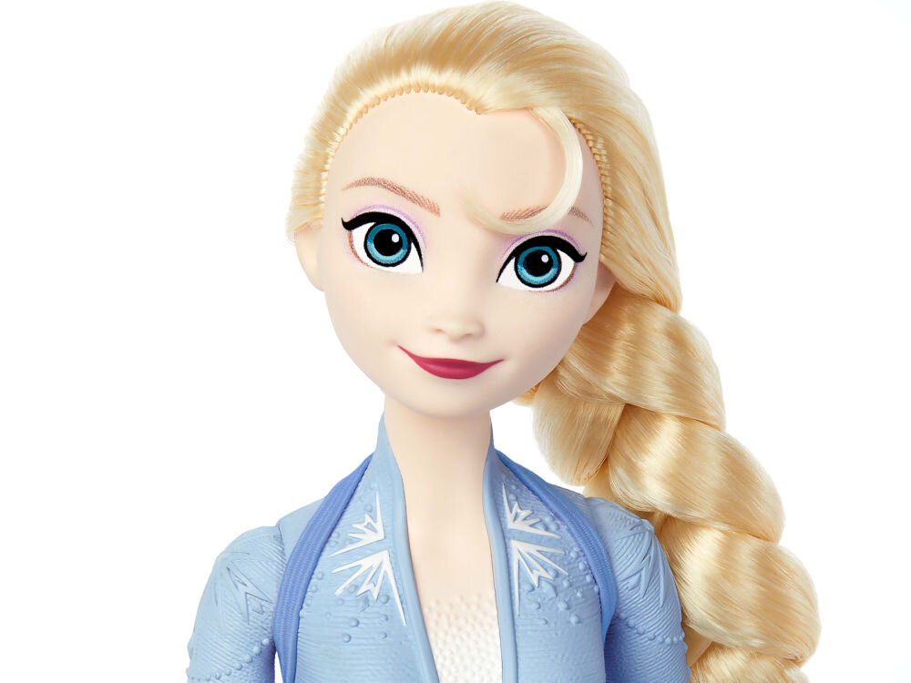 Lalka DISNEY FROZEN Kraina Lodu 2 Śpiewająca Elsa HXD35 strój spódniczka włosy
