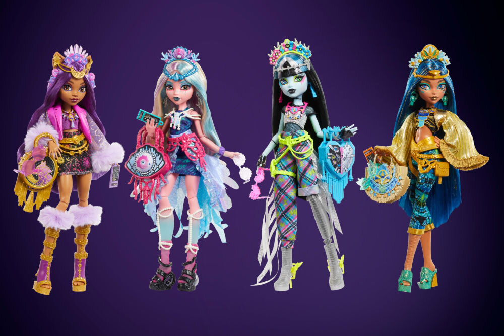 Lalka MONSTER HIGH Fest Cleo De Nile HXH81 akcesoria tematyczne kolekcja
