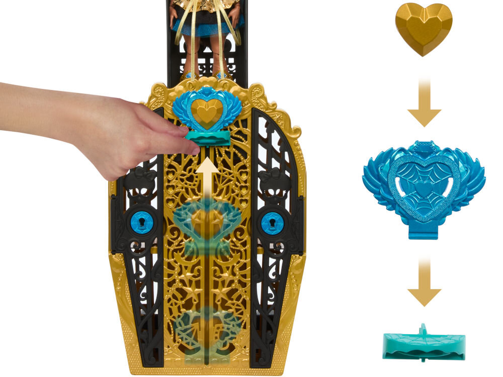 Lalka MONSTER HIGH Straszysekrety Cleo De Nile HXH86 stylizacje akcesoria