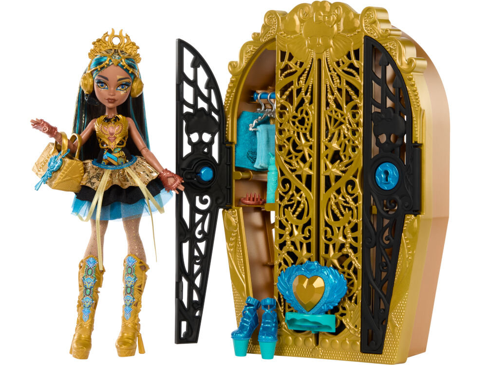 Lalka MONSTER HIGH Straszysekrety Cleo De Nile HXH86 elementy zestaw