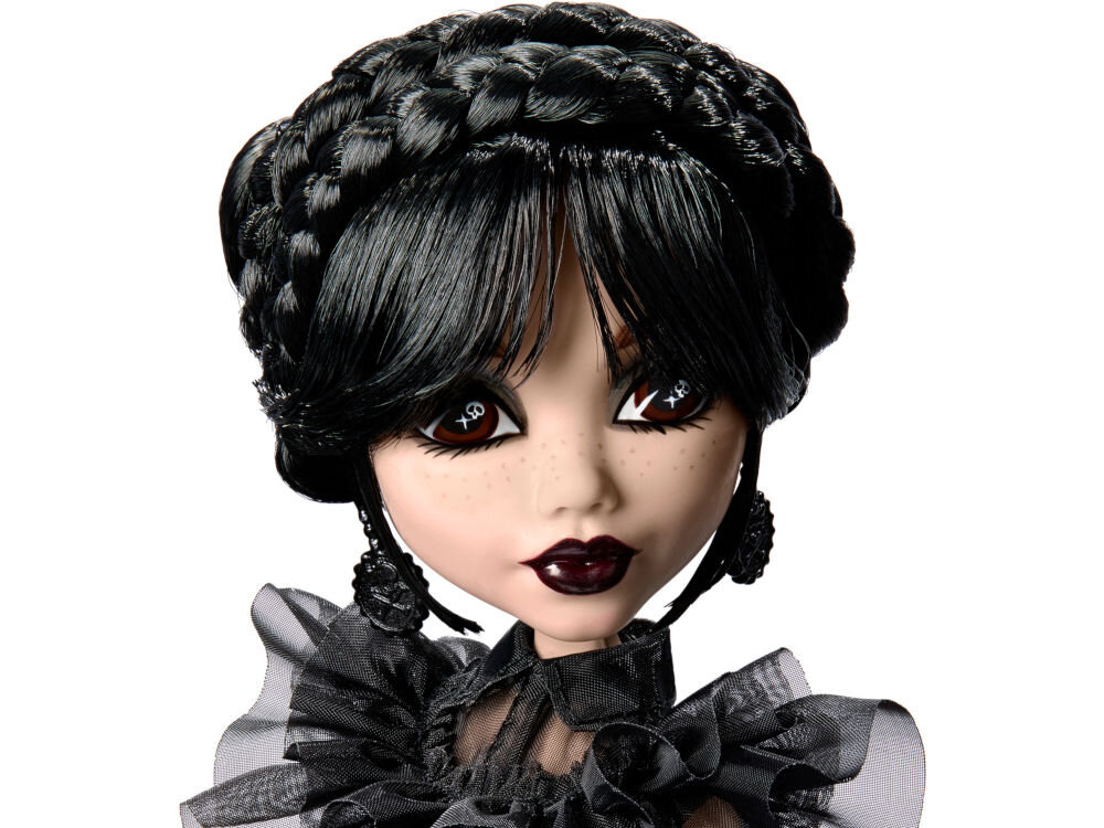 Lalka MONSTER HIGH X Wednesday Rave HXJ03 kolekcjonaerska lalka wyglad