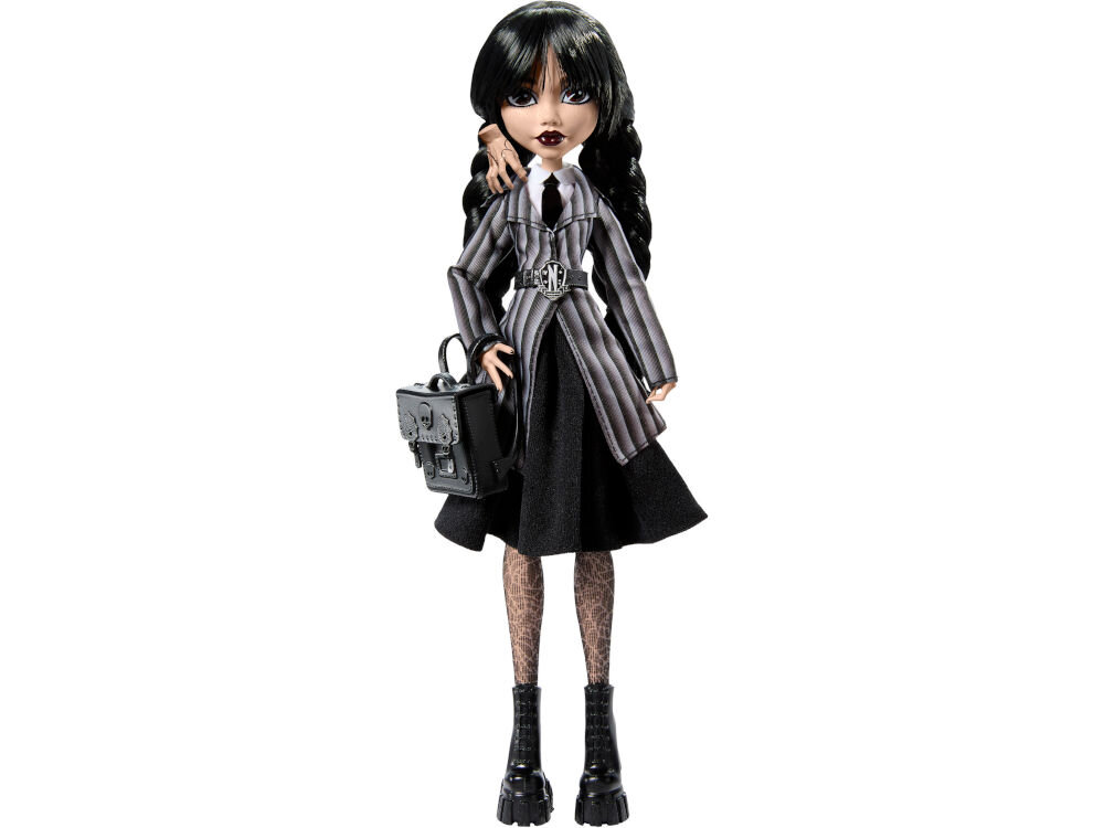Lalka MONSTER HIGH X Wednesday Szkolny Mundurek HXJ04 lalki kolekcja