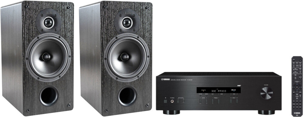 Zestaw Stereo YAMAHA R-S202D + INDIANA LINE Tesi 261 - moc 200 W
