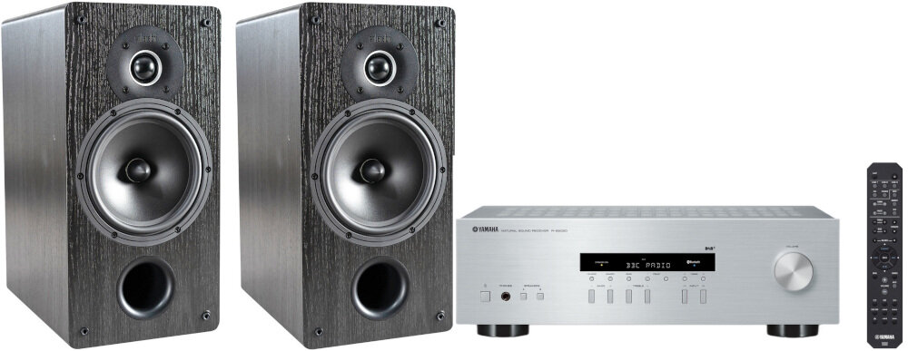Zestaw Stereo YAMAHA R-S202D + INDIANA LINE Tesi 261 - moc 200 W