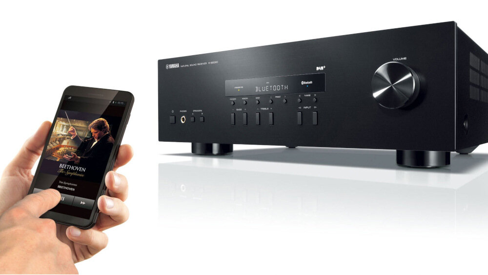 Zestaw stereo YAMAHA R-S202D + INDIANA LINE Tesi 561  - bluetooth