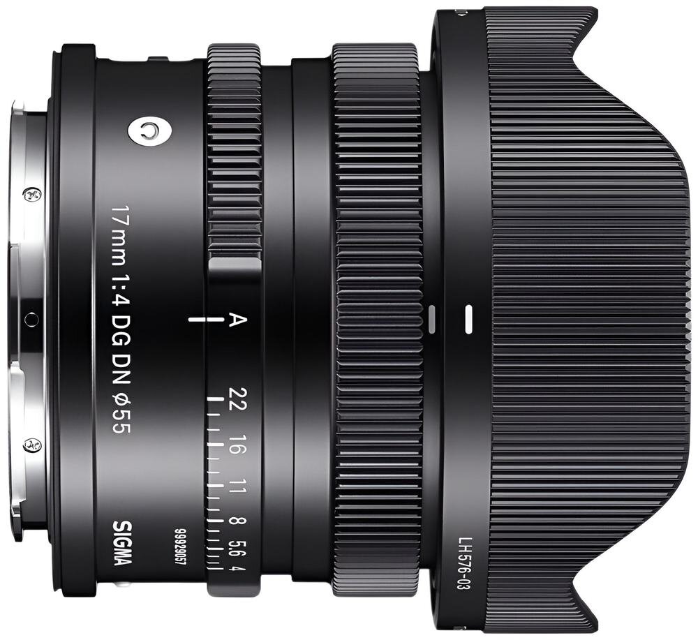 Obiektyw SIGMA C 17mm f-4.0 DG DN budowa