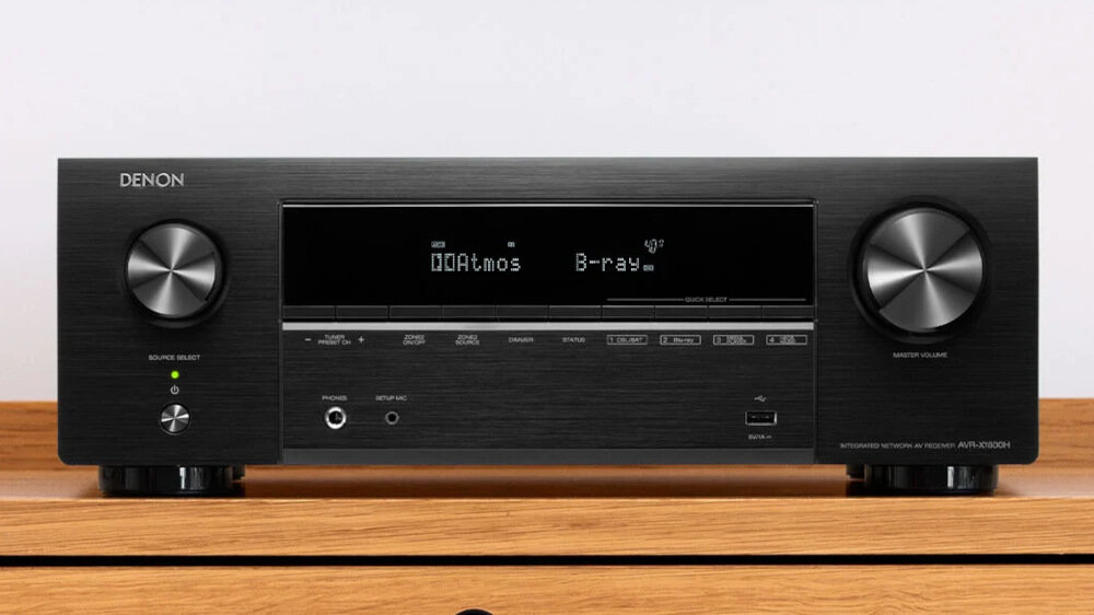 Kino domowe DENON AVR-X1800 + WILSON Movix 5.0 - dźwięk