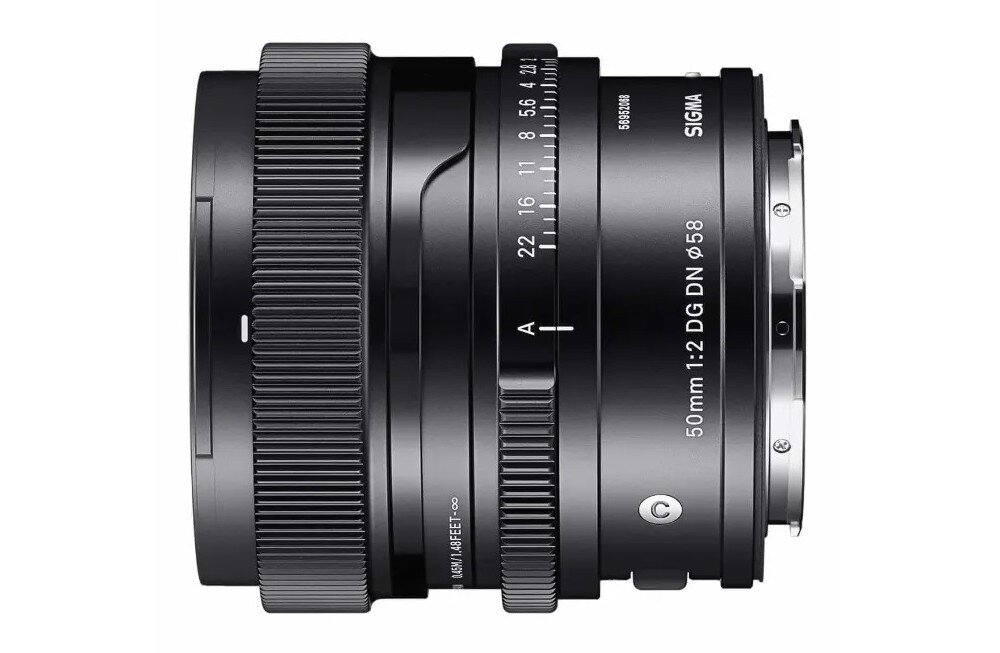 Schemat optyczny obiektywu SIGMA 50mm F2 DG DN Contemporary L-Mount