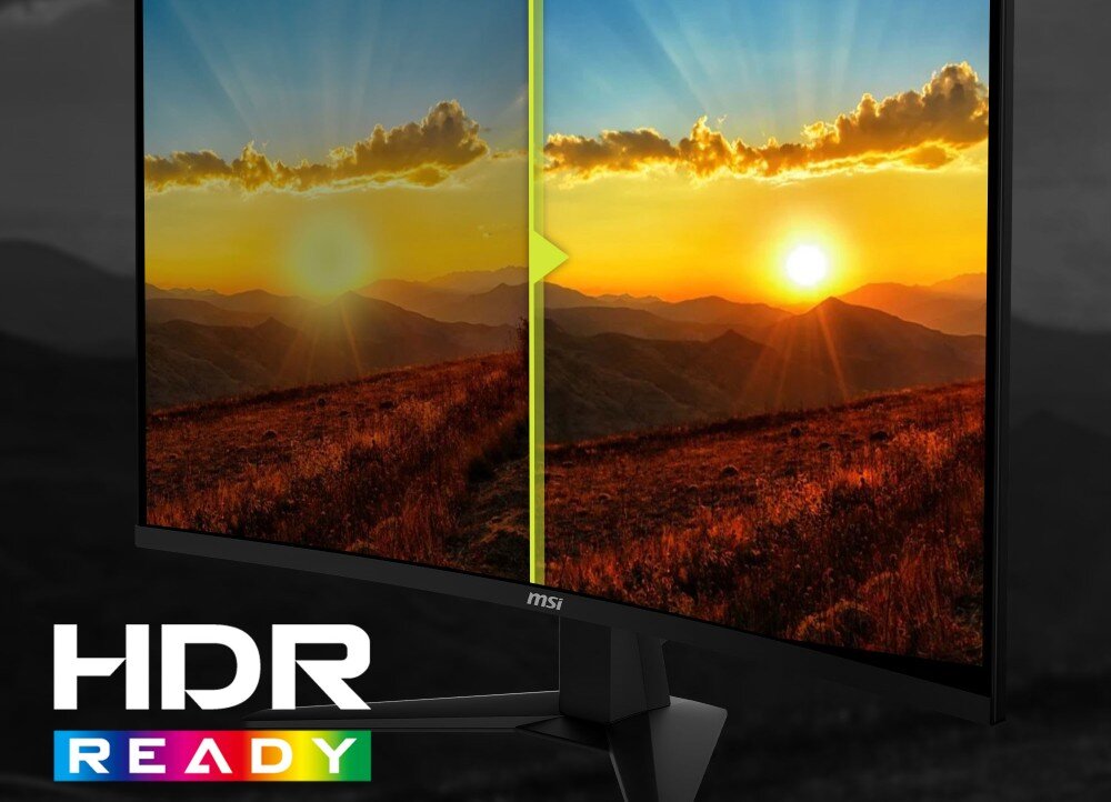 Monitor MSI MAG 32CQ6F 31.5 2560x1440px 180Hz 0.5 ms [GTG] Curved kolory pokrycie certyfikat DisplayHDR kontrast