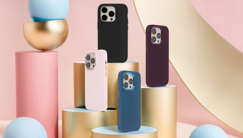 Etui TECTO SHIELD Satin Elegant magnetyczny pierscien rig metalowy material dotyk estetyka wykonanie