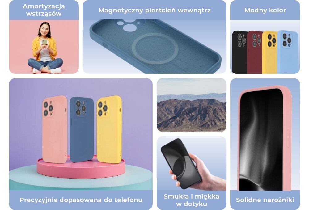 Etui TECTO SHIELD Soft Touch Mag ochrona zarysowania uderzenia dzialanie